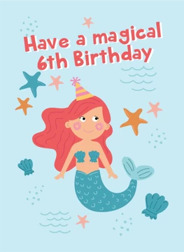 Ocean Magic Happy 6th Birthday