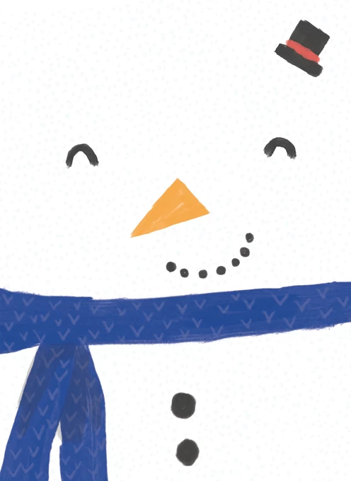 Simple Snowman Illustration