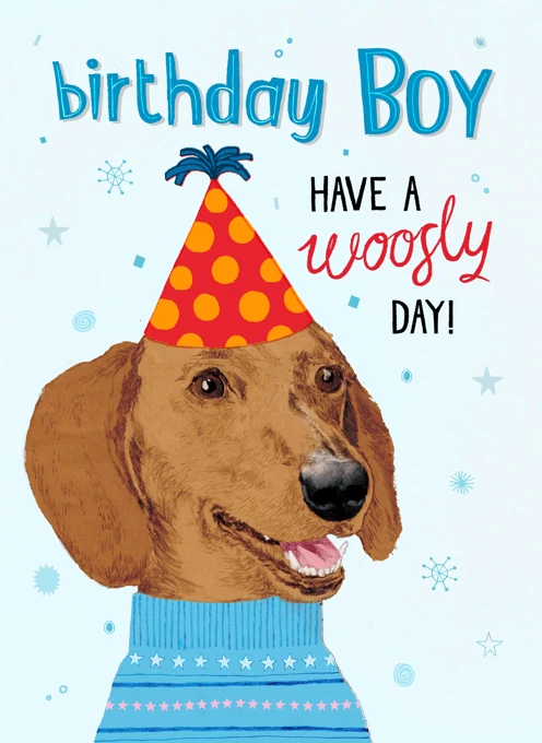 Birthday Boy Dog Design