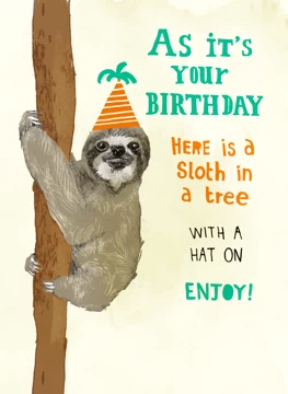 Birthday Sloth!