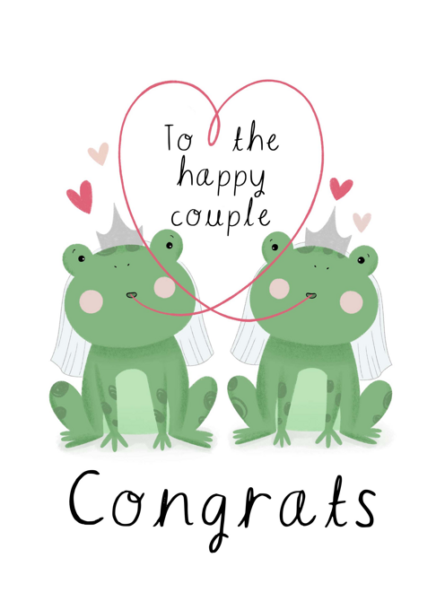Mrs & Mrs Frog Wedding