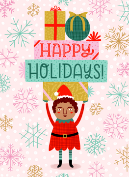 Happy Holidays Elf