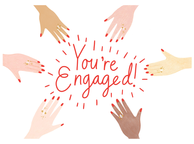 Engaged by Chloe Fae Designs | Cardly