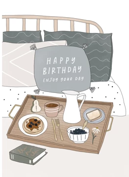 Happy Birthday Breakfast in Bed
