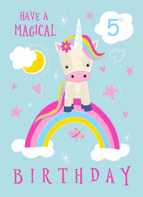 5th Birthday Magical Unicorn