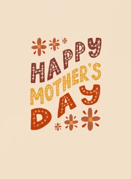 Happy Mother's Day Retro Cool Card