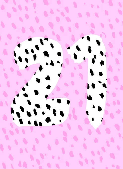 21st Birthday - Dalmatian spots