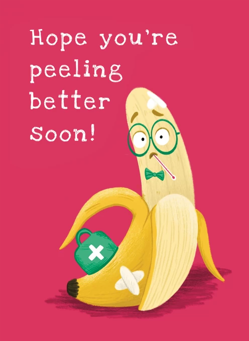Banana Get Well Soon
