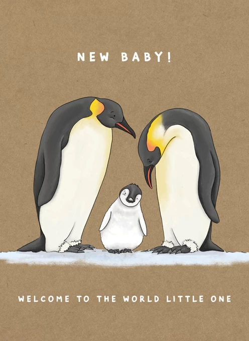 Sweet Penguin New Baby
