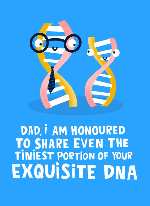 DNA Father's Day Card