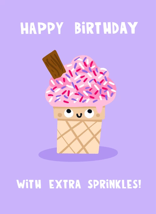 Happy Birthday With Extra Sprinkles