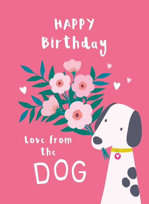 Birthday Card From The Dog