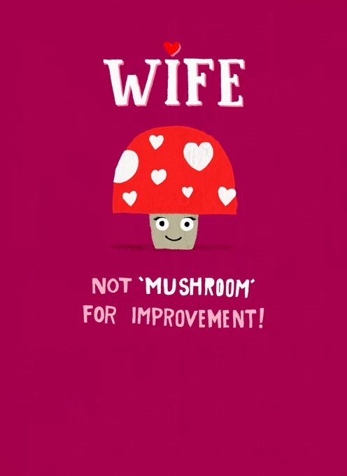 Wife Not 'Mushroom' Design