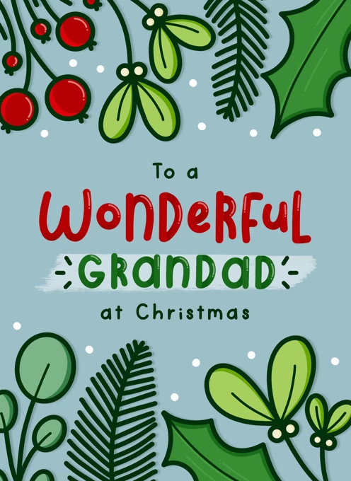 To a Wonderful Grandad