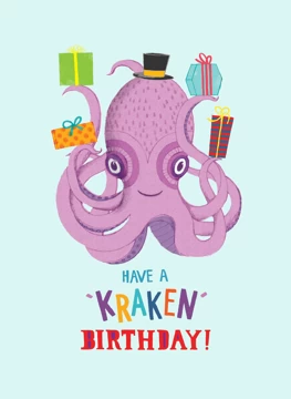Have A 'Kraken' Birthday!