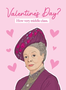Downton Abbey Valentine's Day Card