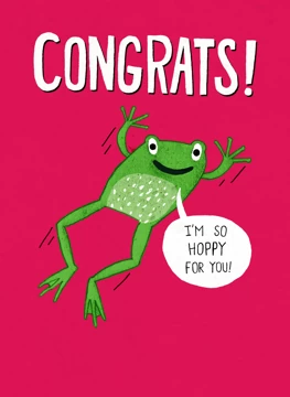 Congratulations! Hoppy Frog