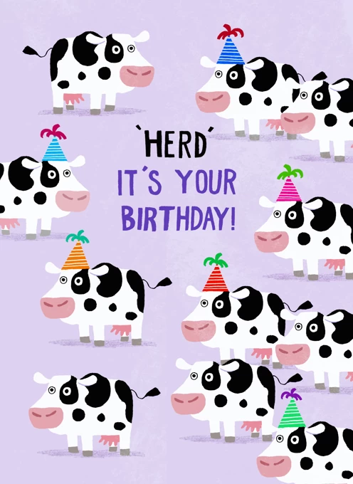 Herd It's Your Birthday Cows