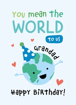 Grandad Birthday - You Mean the World