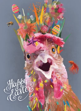 Happy Funky Chicken Easter