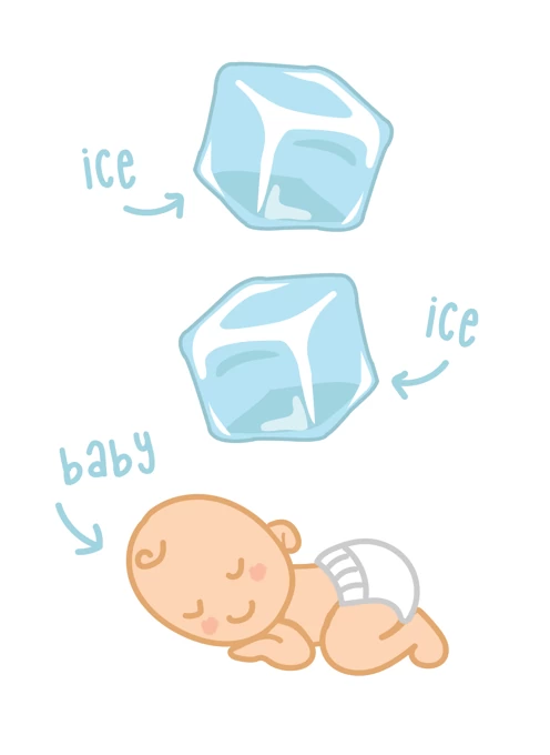 Ice Ice Baby - Funny New Baby Card