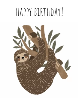 Happy Birthday Sloth