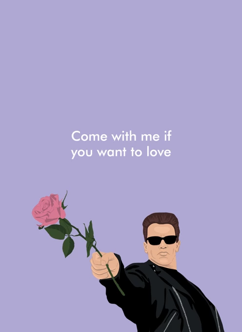 Terminator Love Card