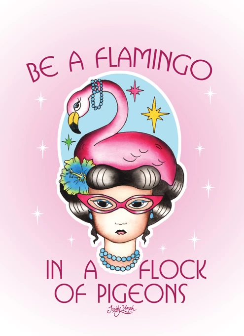 Flamingo Lady