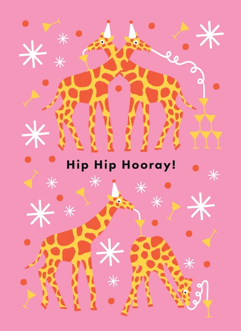 Hip Hip Hooray Giraffe