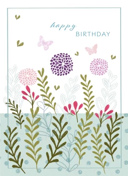 Botanical Happy Birthday