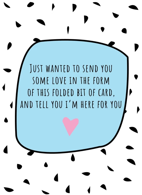 Folded Card - Thinking Of You