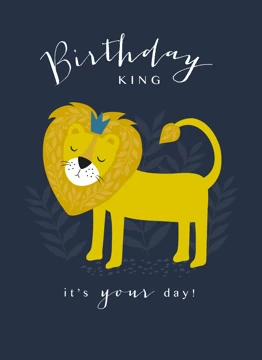 Birthday King Lion