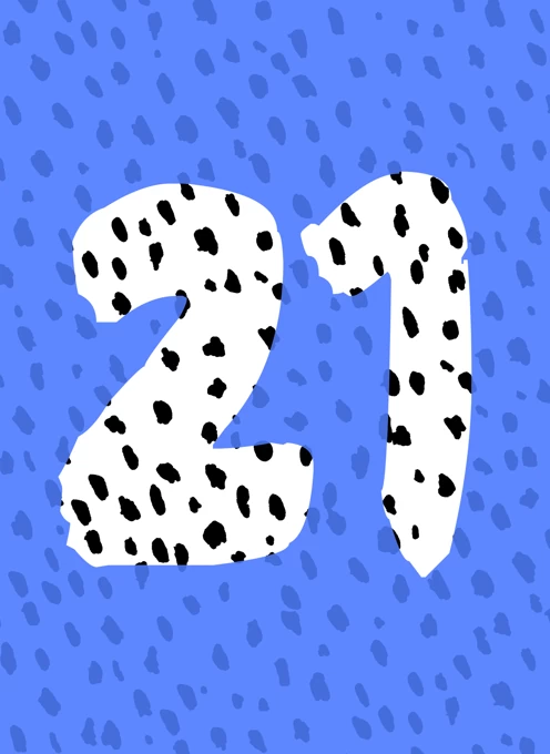 21st Birthday - Dalmatian Spots