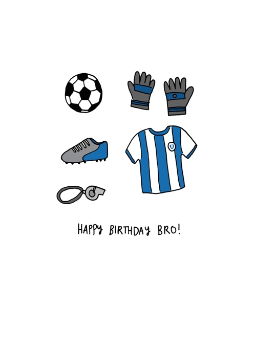 Happy Birthday Bro Football / Soccer