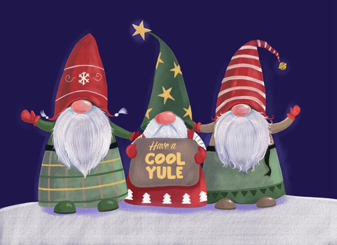 Cool Yule Christmas Gnomes