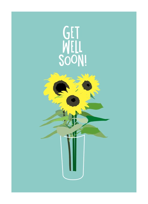Get Well Sunflowers