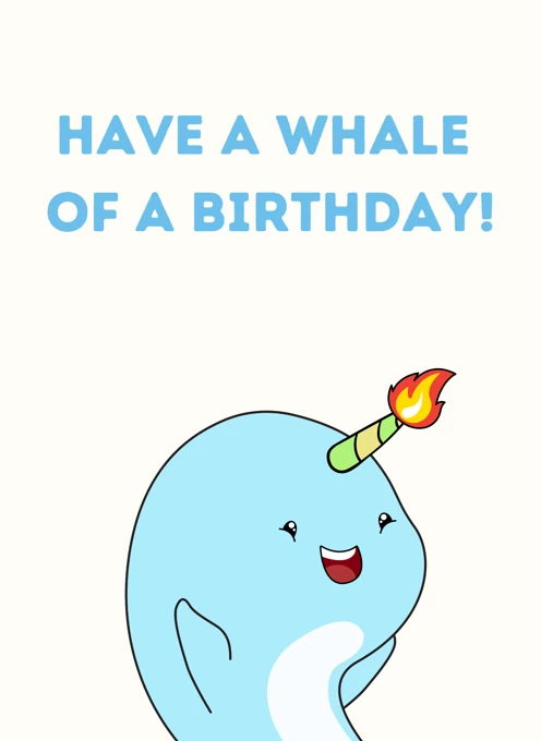 Have a Whale of a Birthday