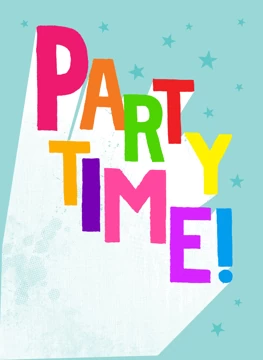 Party Time! Lettering Design