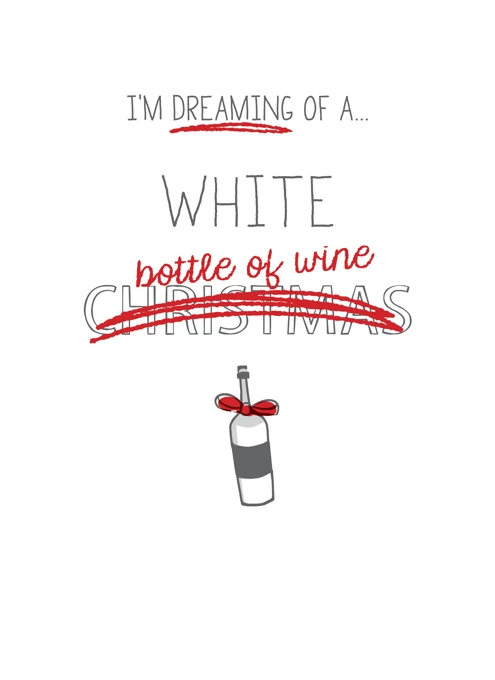 White Bottle of Wine