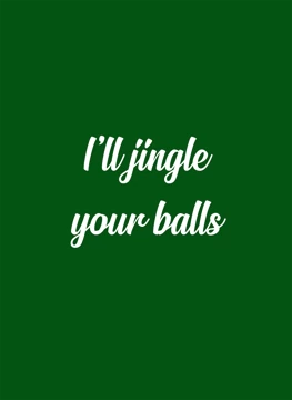 Jingle Your Balls
