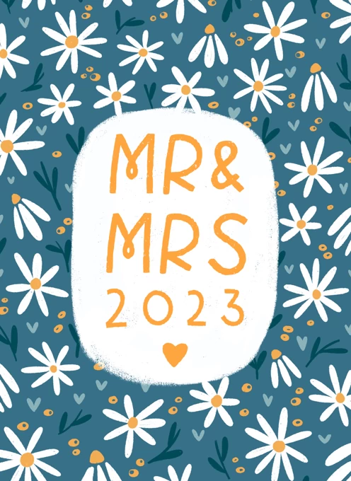 Mr & Mrs Floral Wedding