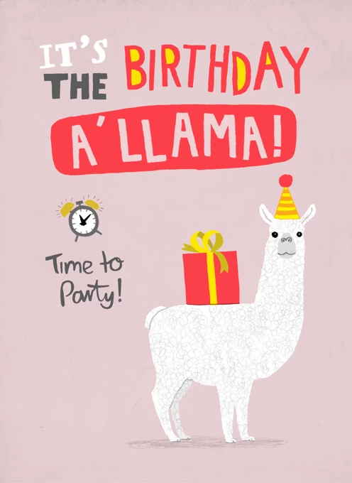 The Birthday A'llama!