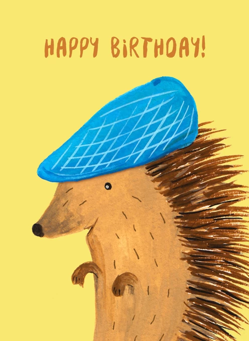 Birthday Hedgehog - Happy Birthday!
