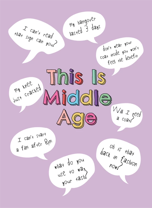 This Is Middle Age - Funny Birthday Card