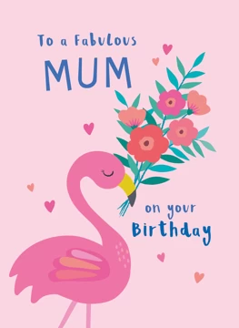 Flamingo Mum Birthday