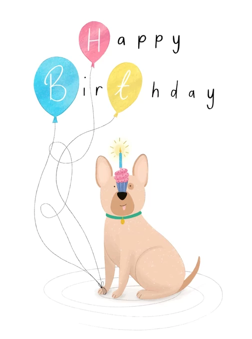 Happy Birthday Dog by Chloe Fae Designs | Cardly