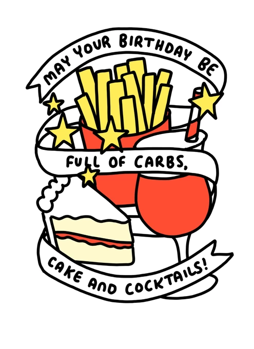 Carbs, Cake + Cocktails