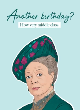 Downton Abbey Birthday Card