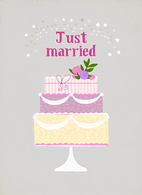 Wedding Cake - Just Married
