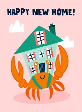 Happy New Home Hermit Crab